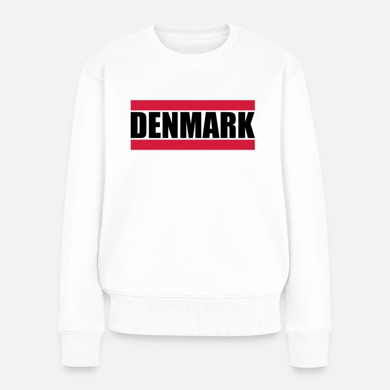 Denmark Design - Frauen Premium Bio Pullover - Weiß