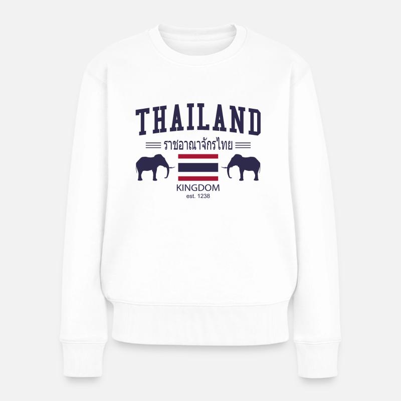 La Thaïlande - Pull Premium bio Femme - blanc