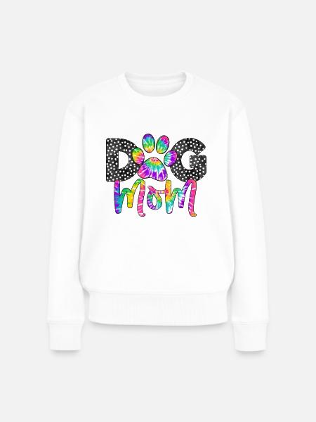 Hundemama - Frauen Premium Bio Pullover - Weiß