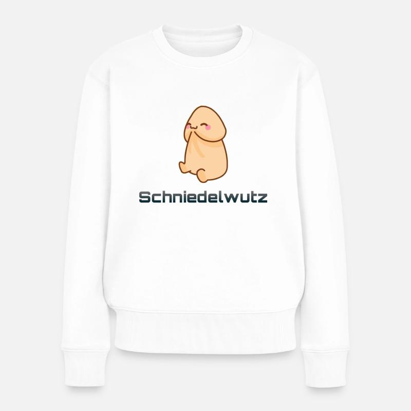 Schniedelwutz - Frauen Premium Bio Pullover - Weiß
