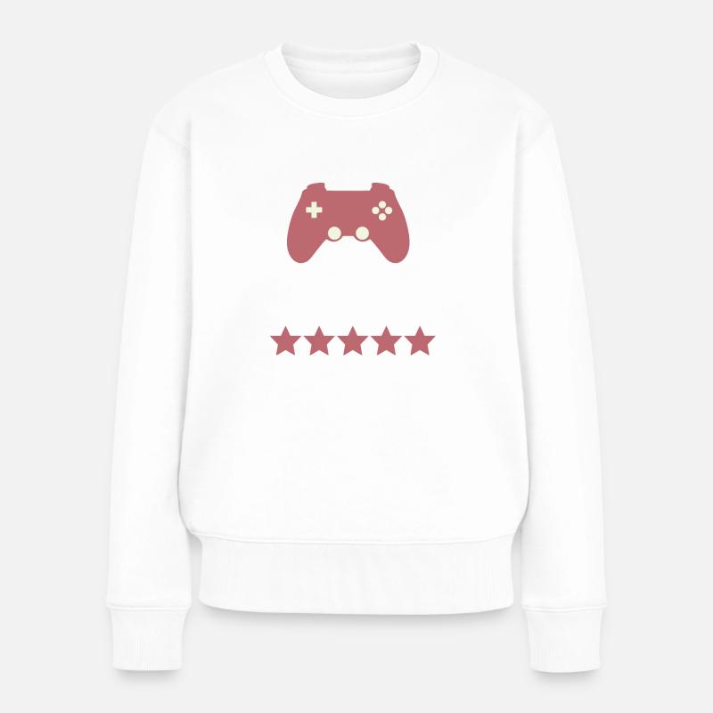 Joueur de l’année - rouge - Pull Premium bio Femme - blanc