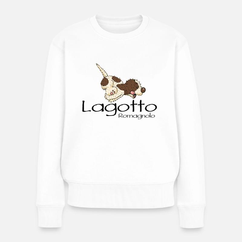 Pinocomic4 1 - Frauen Premium Bio Pullover - Weiß