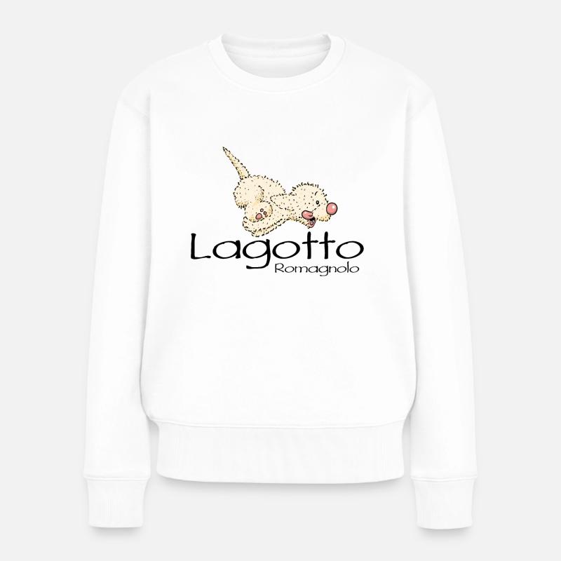 Pinocomic4 1 3 - Frauen Premium Bio Pullover - Weiß