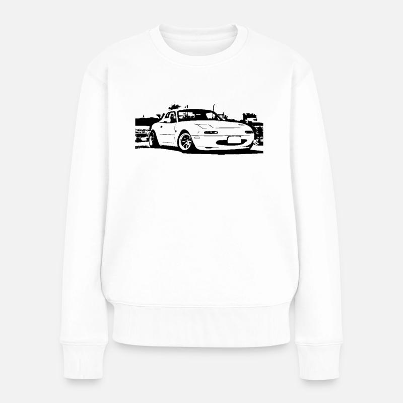 mx5 mk1 - Frauen Premium Bio Pullover - Weiß