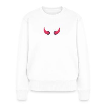 Bad Girl - Pull Premium bio Femme - blanc - Devant - Julia (174cm)