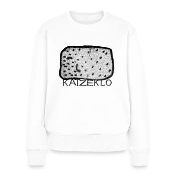 Katzeklo inspiré par Helge Schneider - Pull Premium bio Femme - blanc - Devant - Julia (174cm)