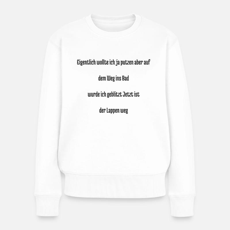 geburtstagsgeschenk geburtstag lieben covid19 - Frauen Premium Bio Pullover - Weiß