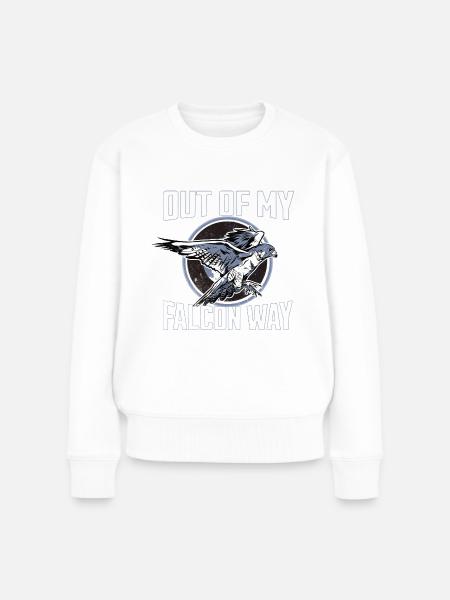 Faucon Fauconnerie Fauconnerie Faucon Chasseur de faucons Sports de loisir - Pull Premium bio Femme - blanc