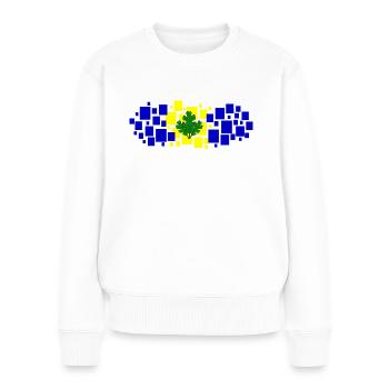 FB - Fener - Istanbul - Frauen Premium Bio Pullover - Weiß - Vorne - Julia (174cm)