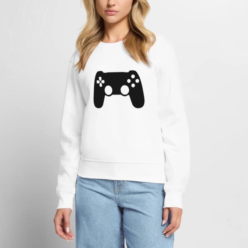 Gamepad Controller Women's Premium Organic Jumper