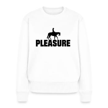 Pleasure westernhorse - Women's Premium Organic Jumper - white - Front - Julia (174cm)