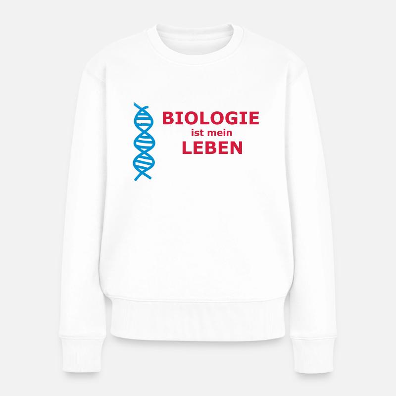 biologie - Frauen Premium Bio Pullover - Weiß