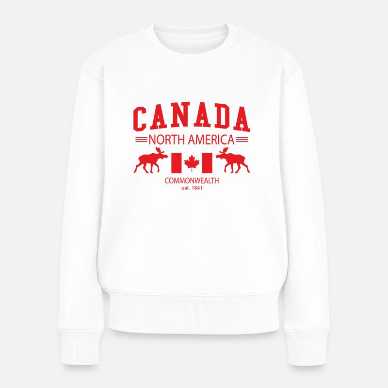 Le Canada - Pull Premium bio Femme - blanc