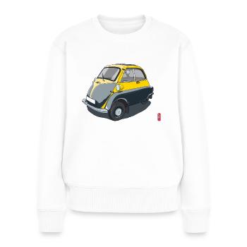 Oldtimer Isetta - Women's Premium Organic Jumper - white - Front - Julia (174cm)