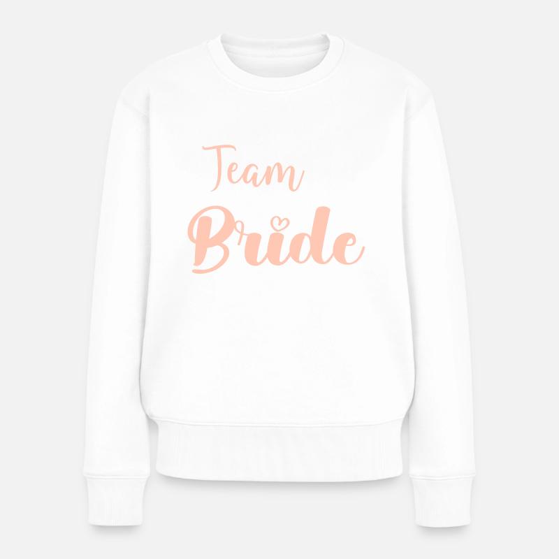 Mariée d’équipe - Pull Premium bio Femme - blanc