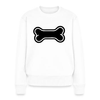 Os - Pull Premium bio Femme - blanc - Devant - Julia (174cm)