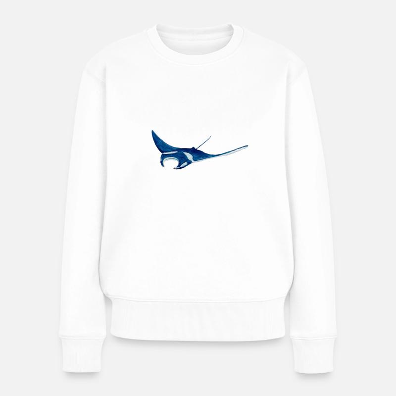 Mantarochen - Frauen Premium Bio Pullover - Weiß