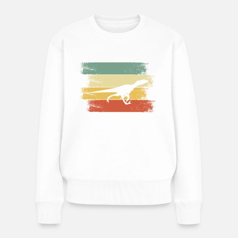 Dino - Pull Premium bio Femme - blanc