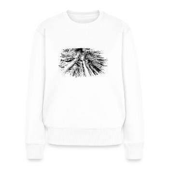 Forest silhouette nature - Women's Premium Organic Jumper - white - Front - Julia (174cm)
