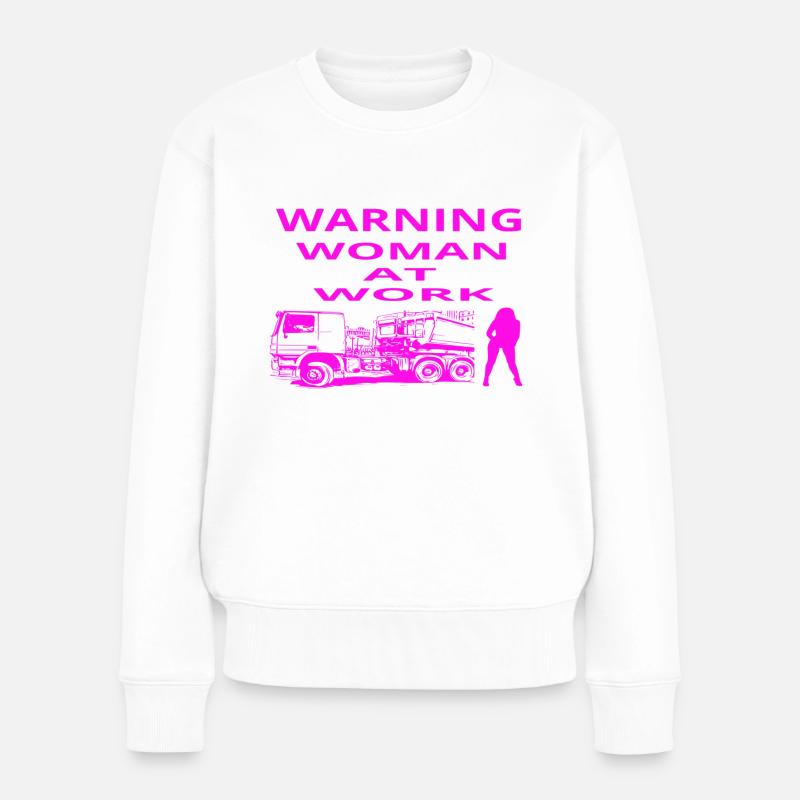 Camion - Pull Premium bio Femme - blanc