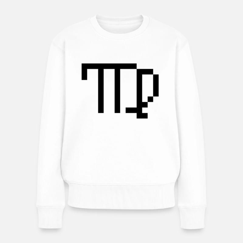Jungfrau - Frauen Premium Bio Pullover - Weiß