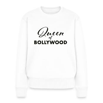 Reine de Bollywood noir - Pull Premium bio Femme - blanc - Devant - Julia (174cm)