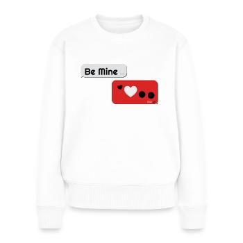 Sei Mein - Frauen Premium Bio Pullover - Weiß - Vorne - Julia (174cm)