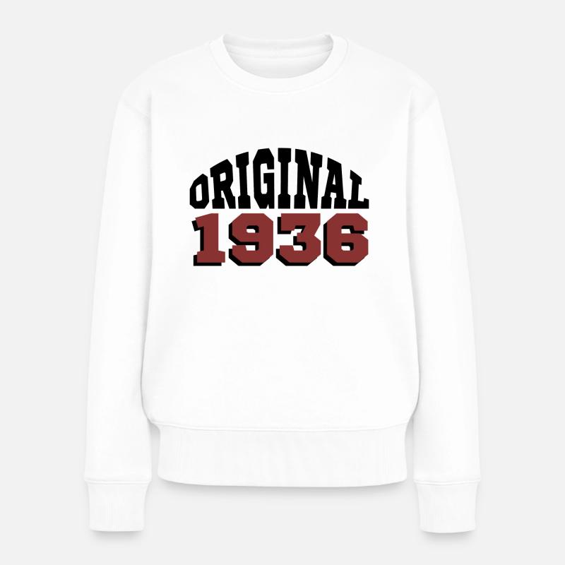Original 1936 - Frauen Premium Bio Pullover - Weiß
