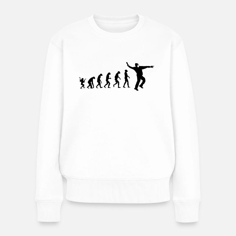 Ab geht die Post! - Frauen Premium Bio Pullover - Weiß