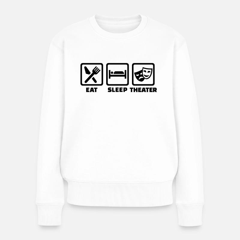Theater - Frauen Premium Bio Pullover - Weiß