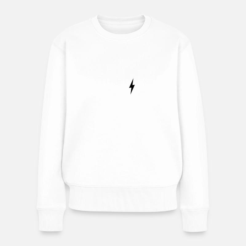 TIME OF THUNDER CLASSIC N&B - Pull Premium bio Femme - blanc