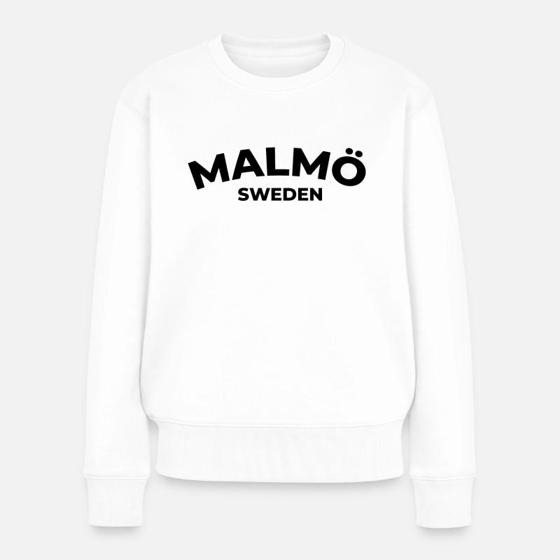 Malmö Trikot - Frauen Premium Bio Pullover - Weiß