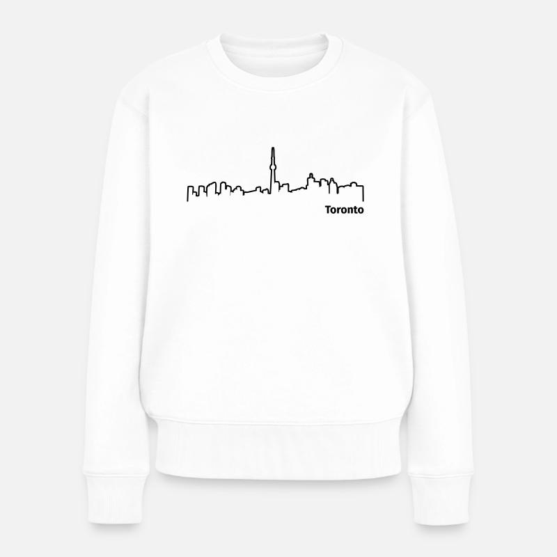 Toronto - Women's Premium Organic Jumper - white