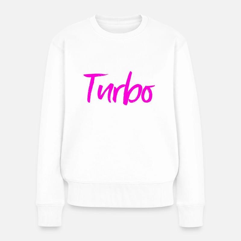 Turbo - Pull Premium bio Femme - blanc
