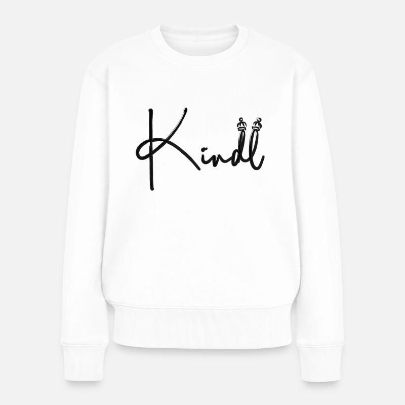 Münchner Kindl - Frauen Premium Bio Pullover - Weiß