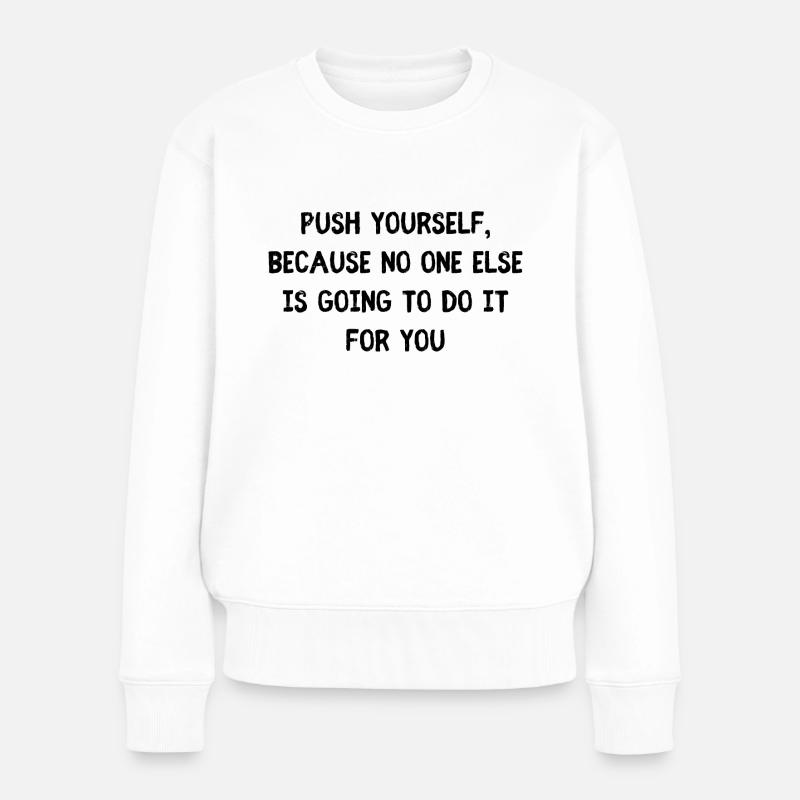 Limit - Frauen Premium Bio Pullover - Weiß