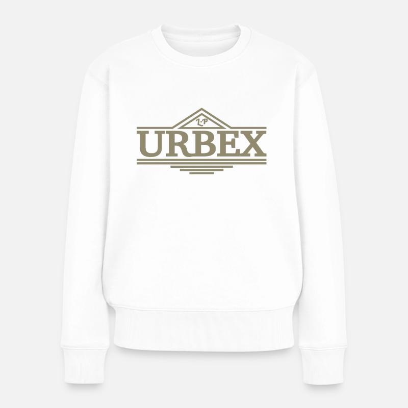 Urbex - Frauen Premium Bio Pullover - Weiß