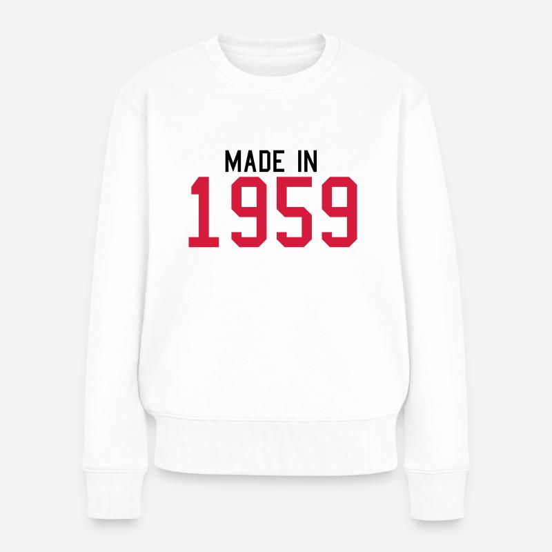 1959 - Pull Premium bio Femme - blanc