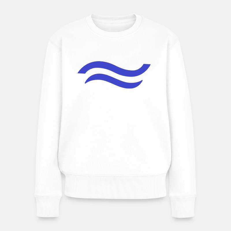 Finn Bootsklasse - Frauen Premium Bio Pullover - Weiß