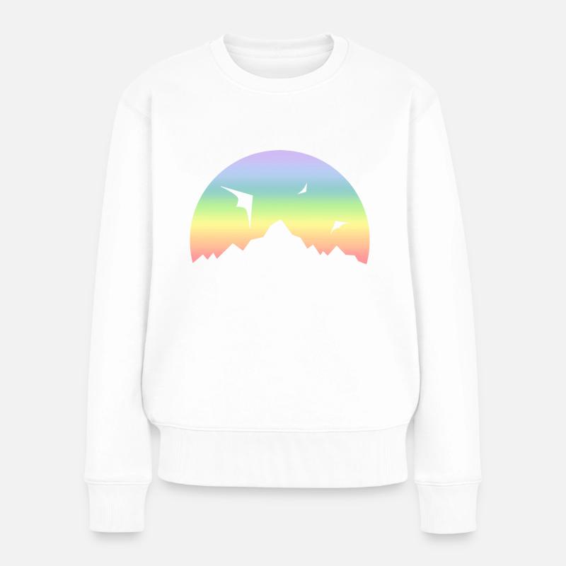 Lenkdrachen - Frauen Premium Bio Pullover - Weiß