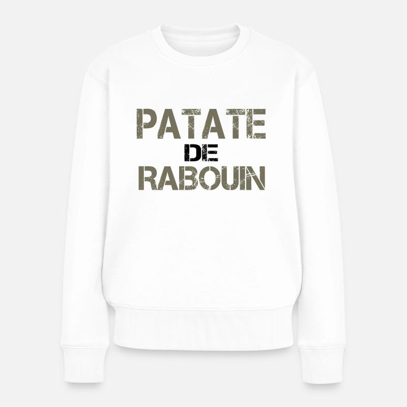 Patate de rabouin - Pull Premium bio Femme - blanc