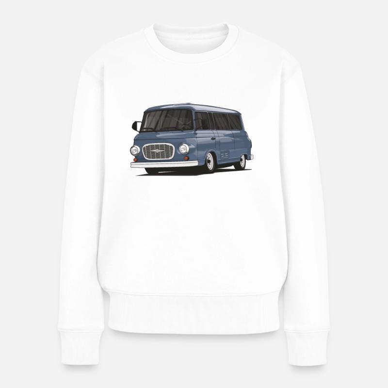 Barkas B1000 // Illustration - Pull Premium bio Femme - blanc