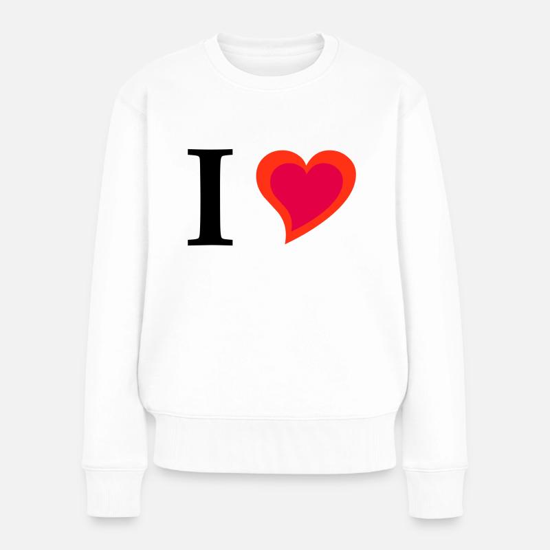 J'Aime - Pull Premium bio Femme - blanc