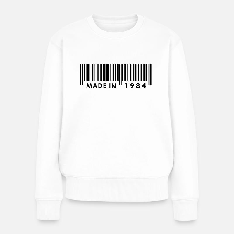 Geburtstag 1984 - Frauen Premium Bio Pullover - Weiß