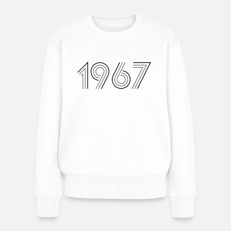 1967 - Frauen Premium Bio Pullover - Weiß