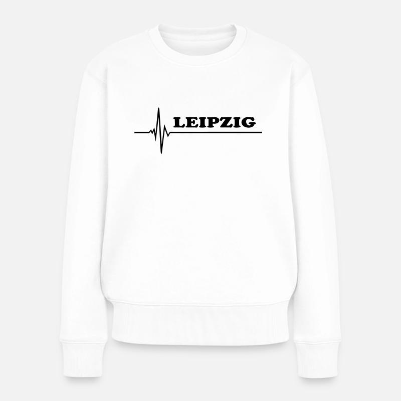 Leipzig - Women's Premium Organic Jumper - white