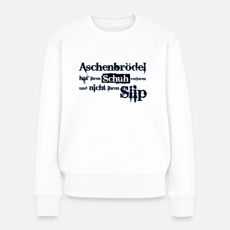 Aschenbrödel - Frauen Premium Bio Pullover - Weiß