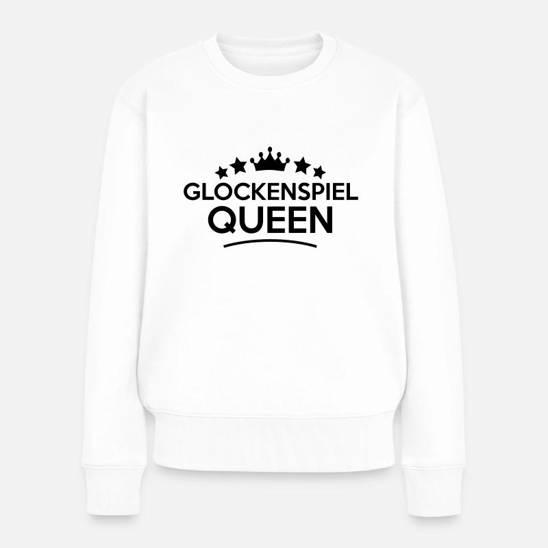 glockenspiel queen stars - Pull Premium bio Femme - blanc