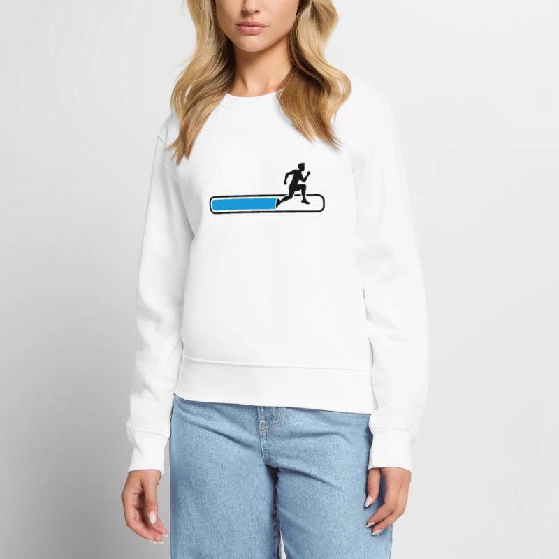 loading loading loading bar sport race sprinting f Women's Premium Organic Jumper