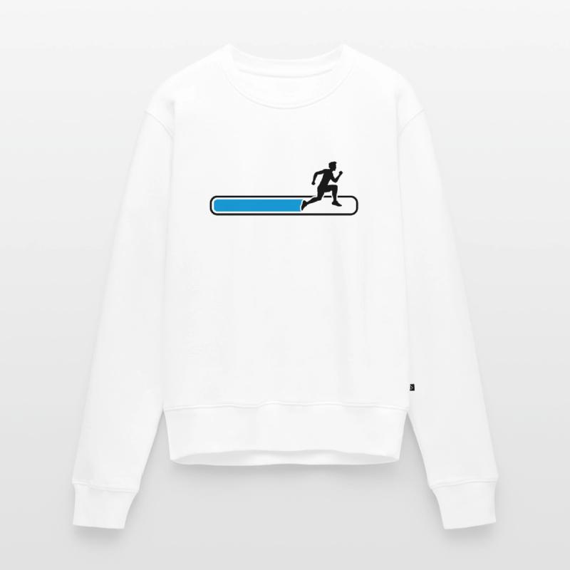 loading loading loading bar sport race sprinting f Women's Premium Organic Jumper